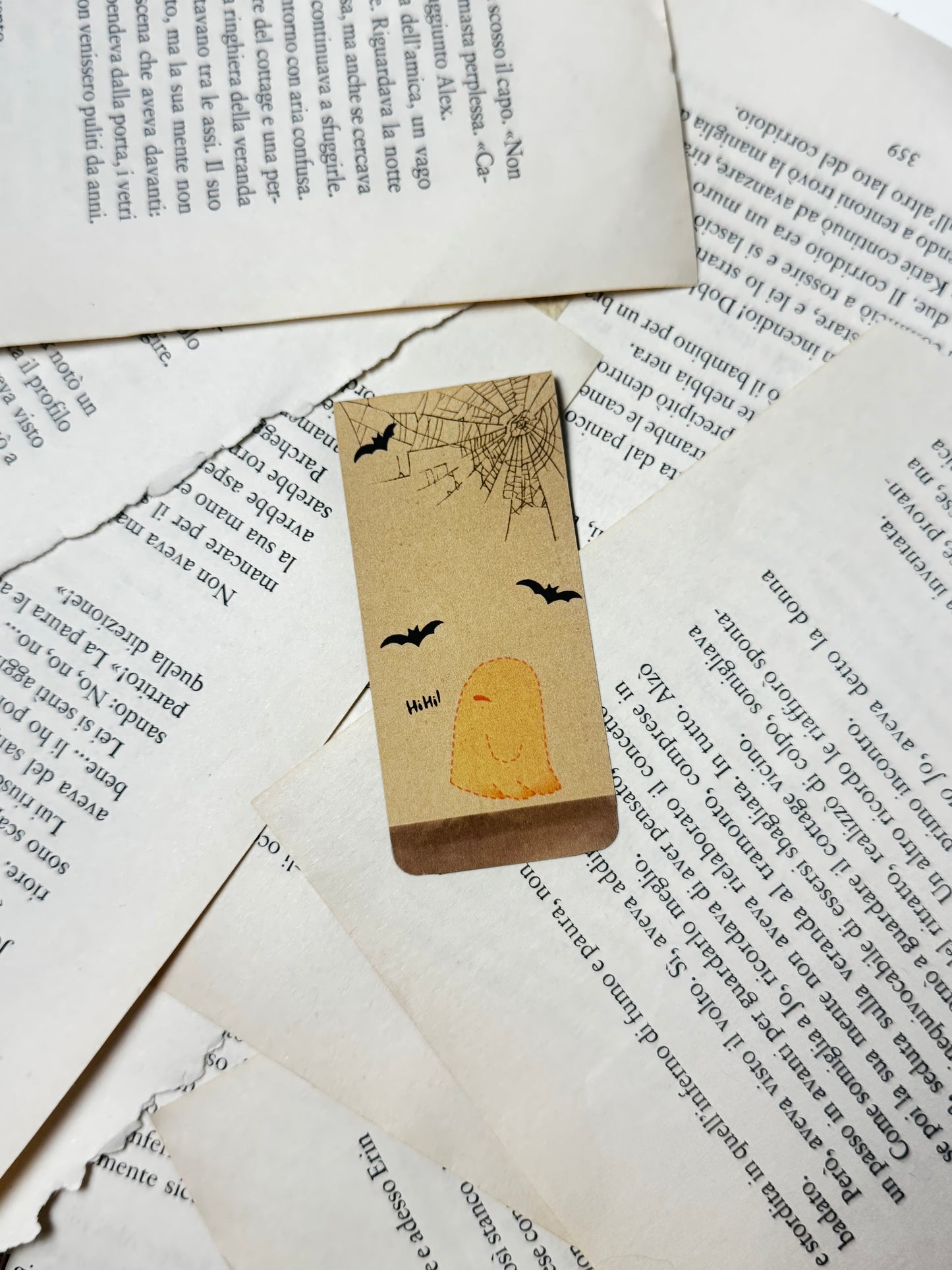 Segnalibro magnetico "Spooky cat"