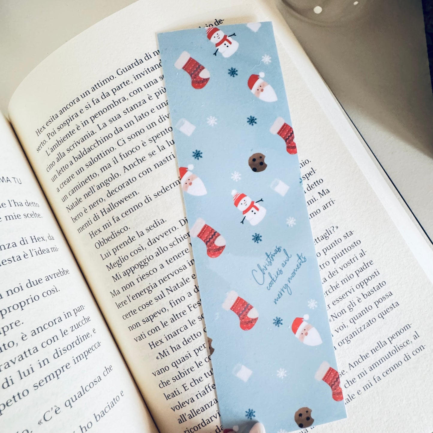 Segnalibro “Christmas, Cookies and merry moments”